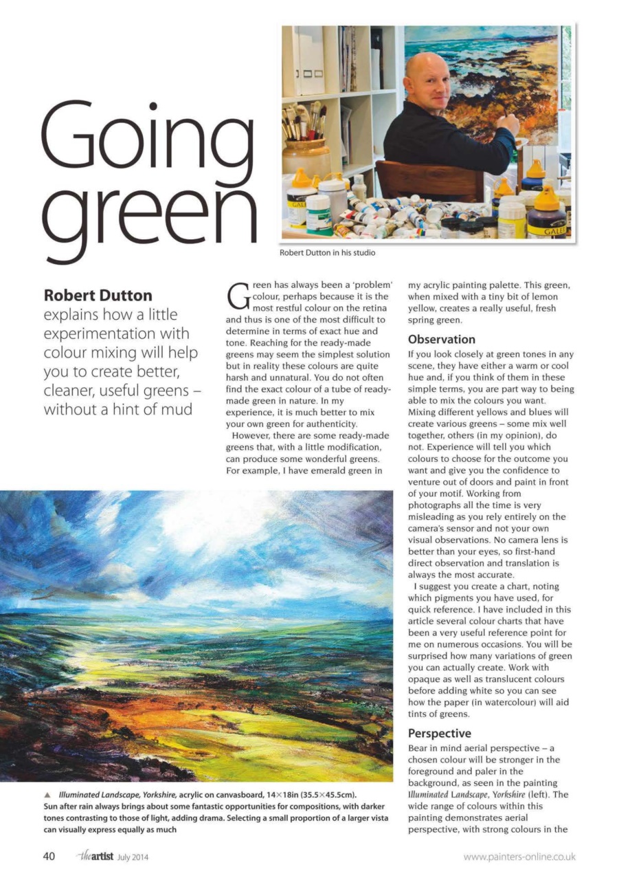 The Artist Preview Pages