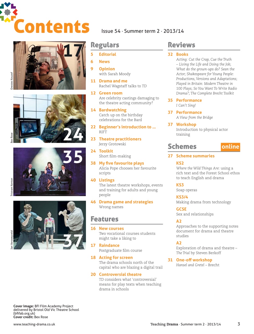 Drama and Theatre Preview Pages