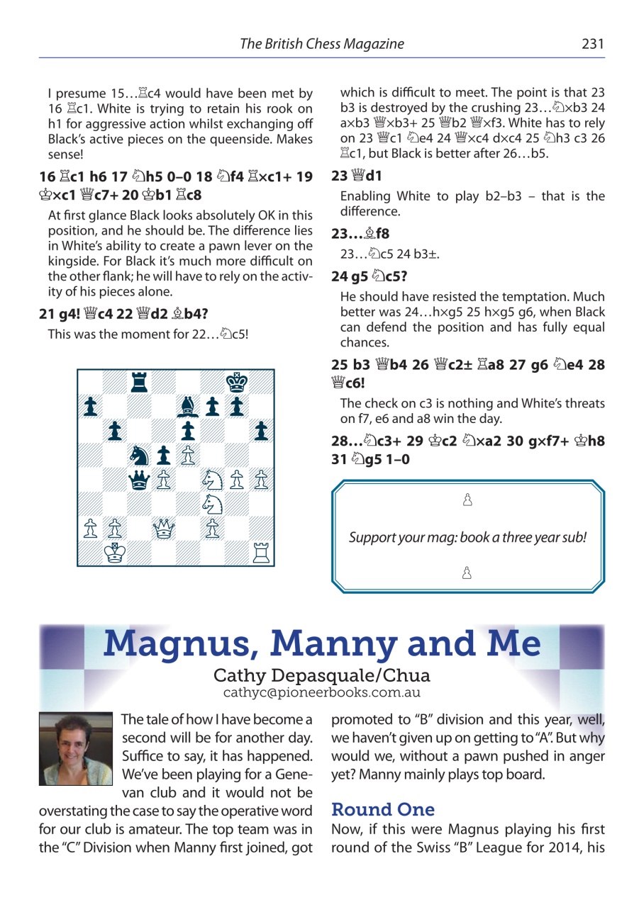 British Chess Magazine Preview Pages