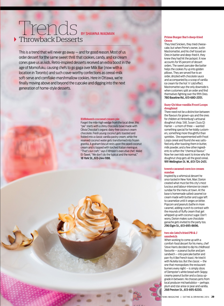 Ottawa Magazine Preview Pages