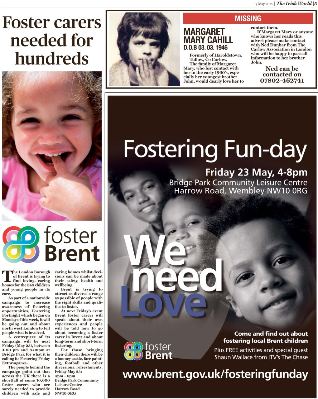 Irish World Preview Pages