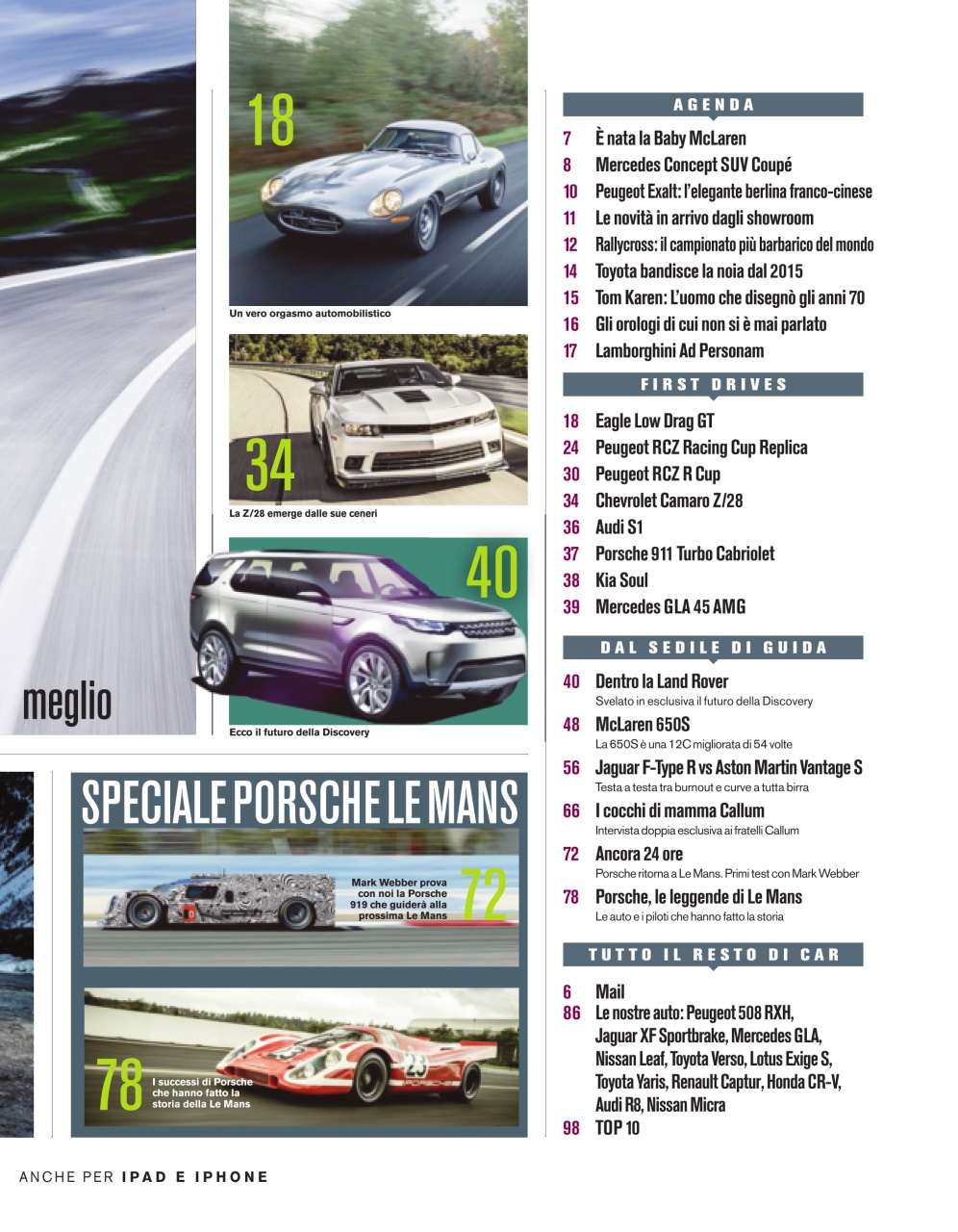 CAR magazine Italia Preview Pages