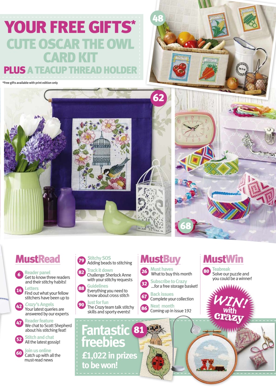 Cross Stitch Crazy Preview Pages