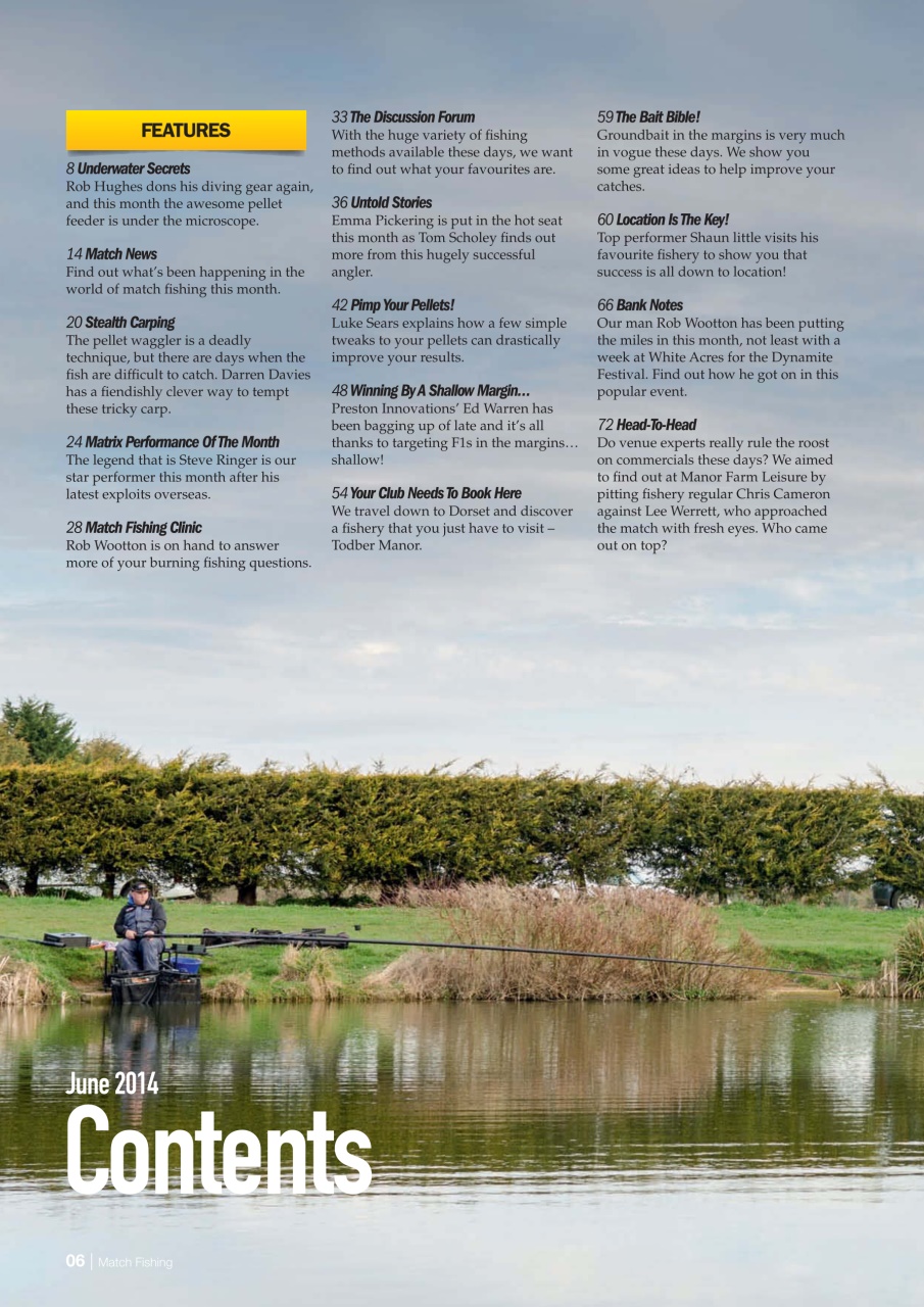 Match Fishing Preview Pages