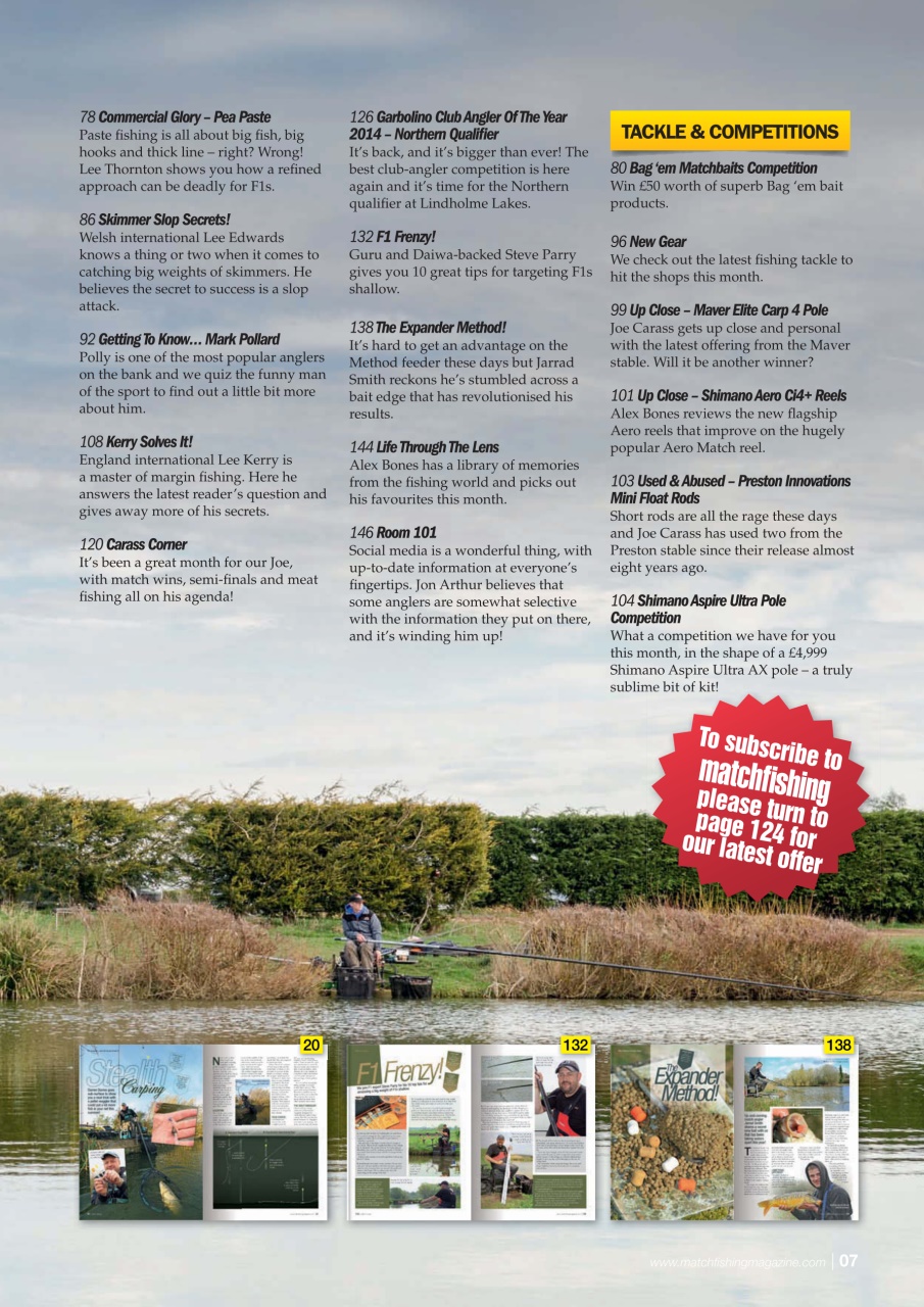 Match Fishing Preview Pages