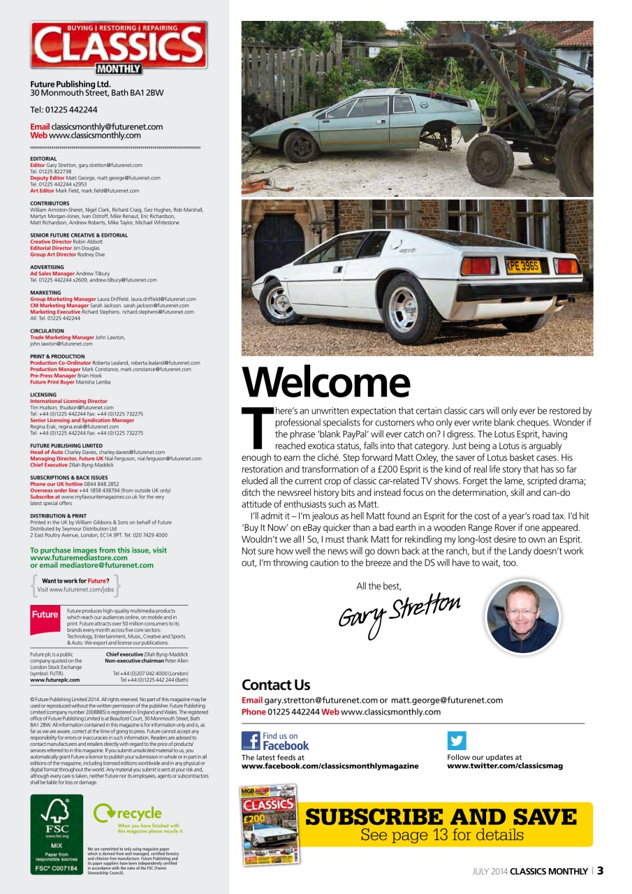 Classics World Preview Pages