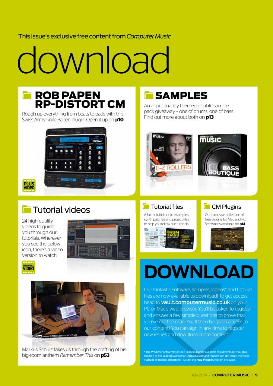 Computer Music Preview Pages