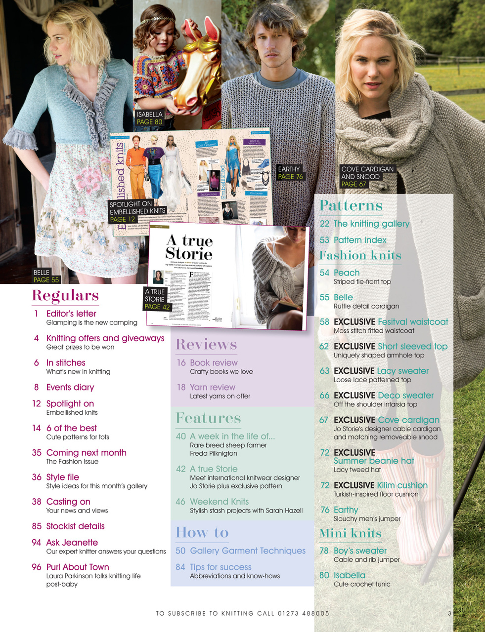 Knitting Preview Pages