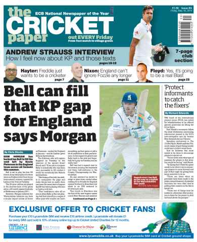 The Cricket Paper issue 16th May 2014