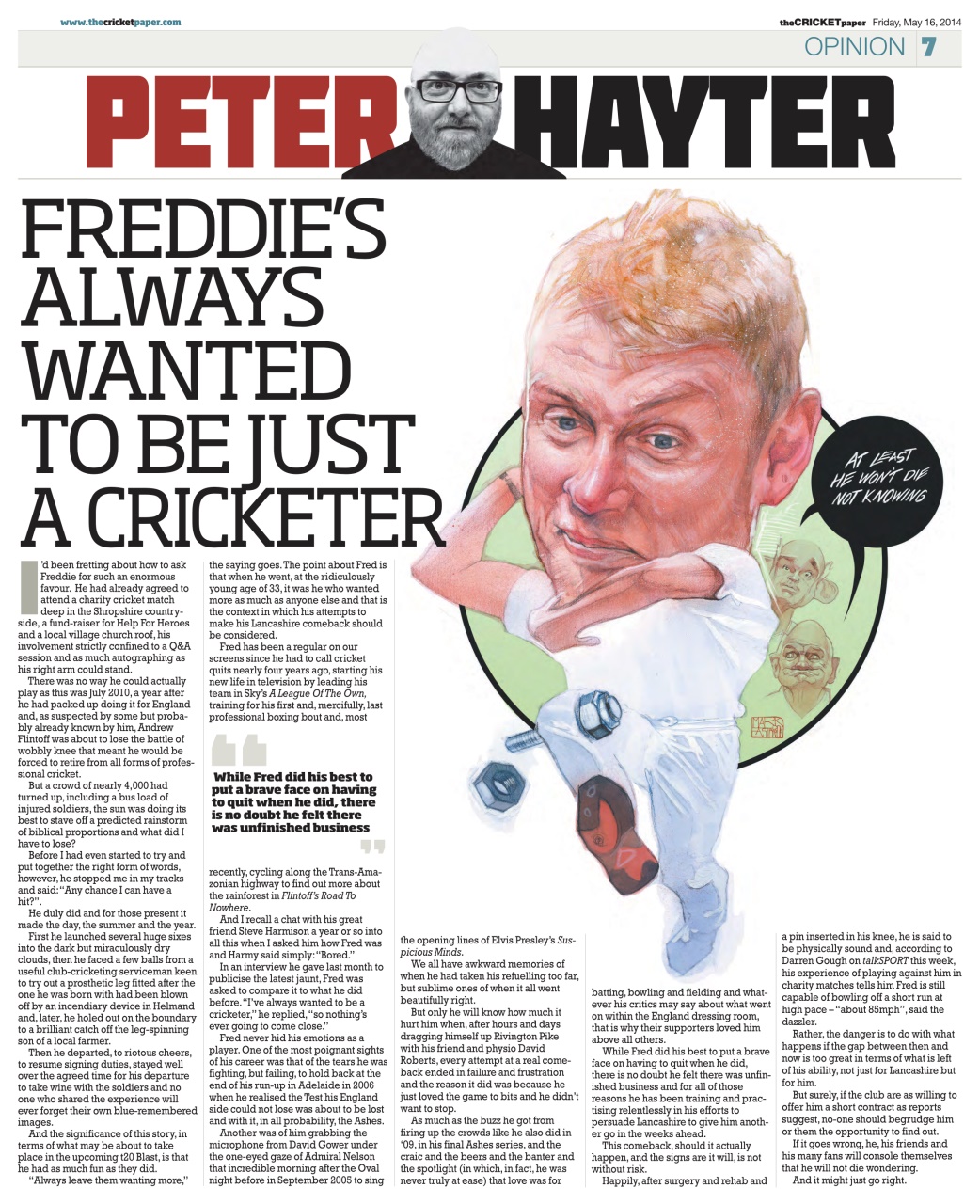 The Cricket Paper Preview Pages