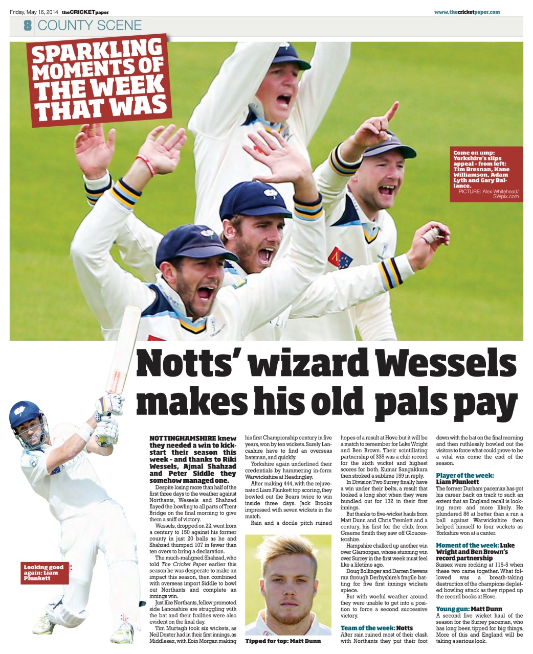 The Cricket Paper Preview Pages