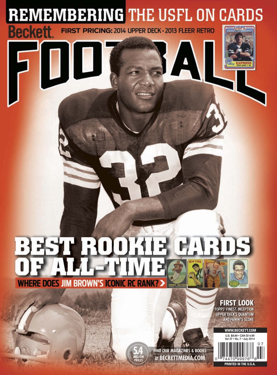Beckett Football Magazine Preview Pages