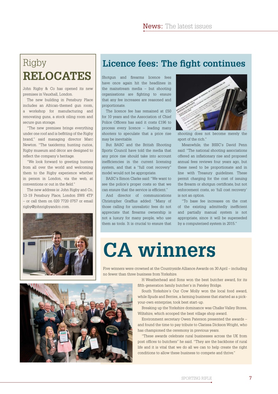 Sporting Rifle Preview Pages