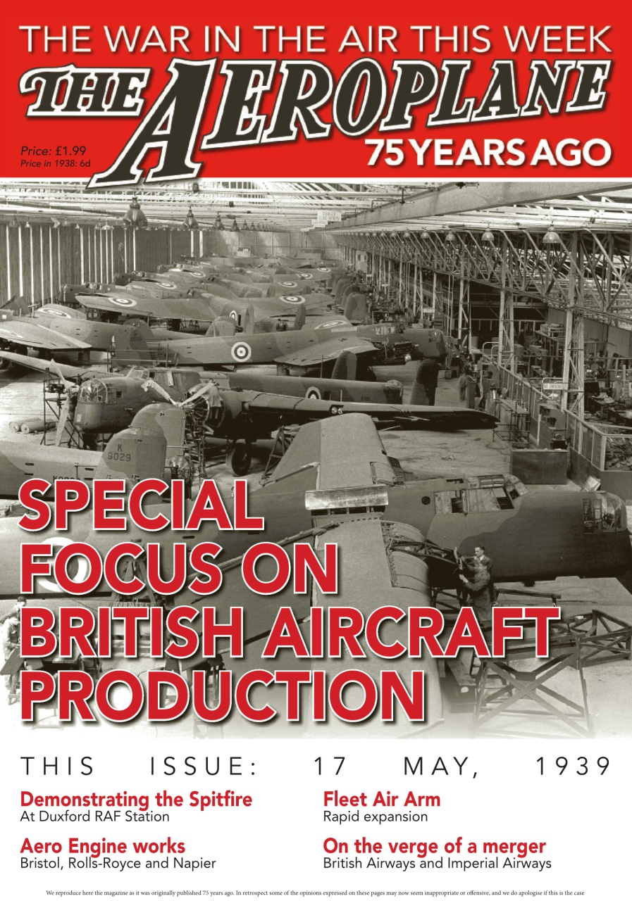 Aeroplane Weekly - The War in the Air 75 years ago Preview Pages