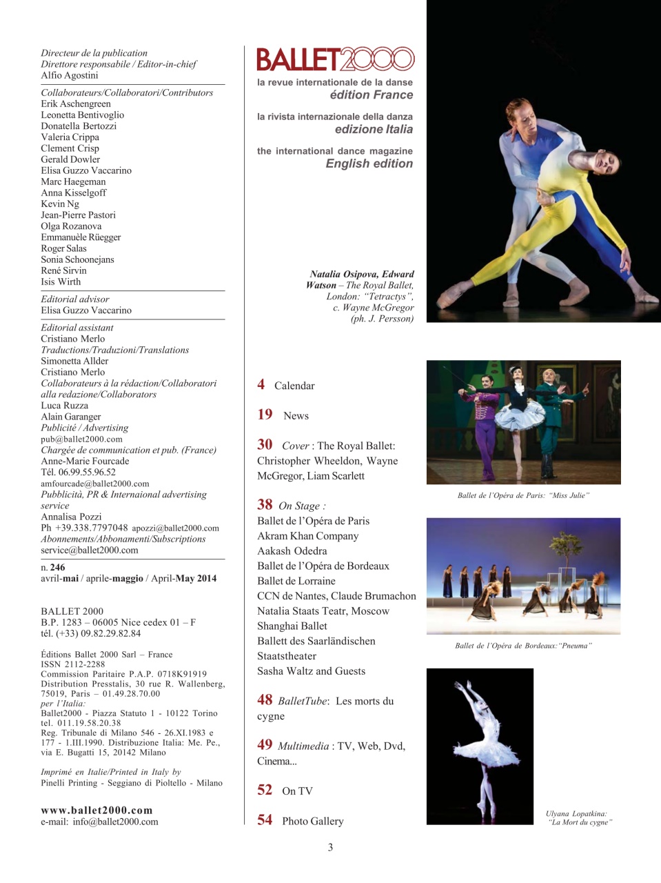 BALLET2000 Édition France Preview Pages