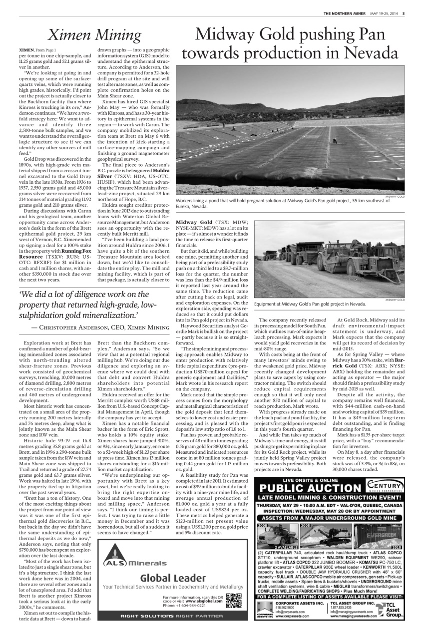 The Northern Miner Preview Pages