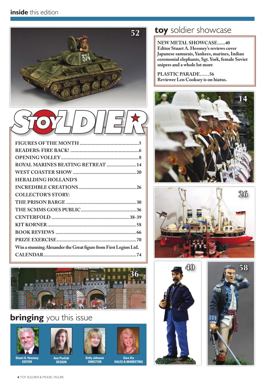 Toy Soldier & Model Figure Preview Pages