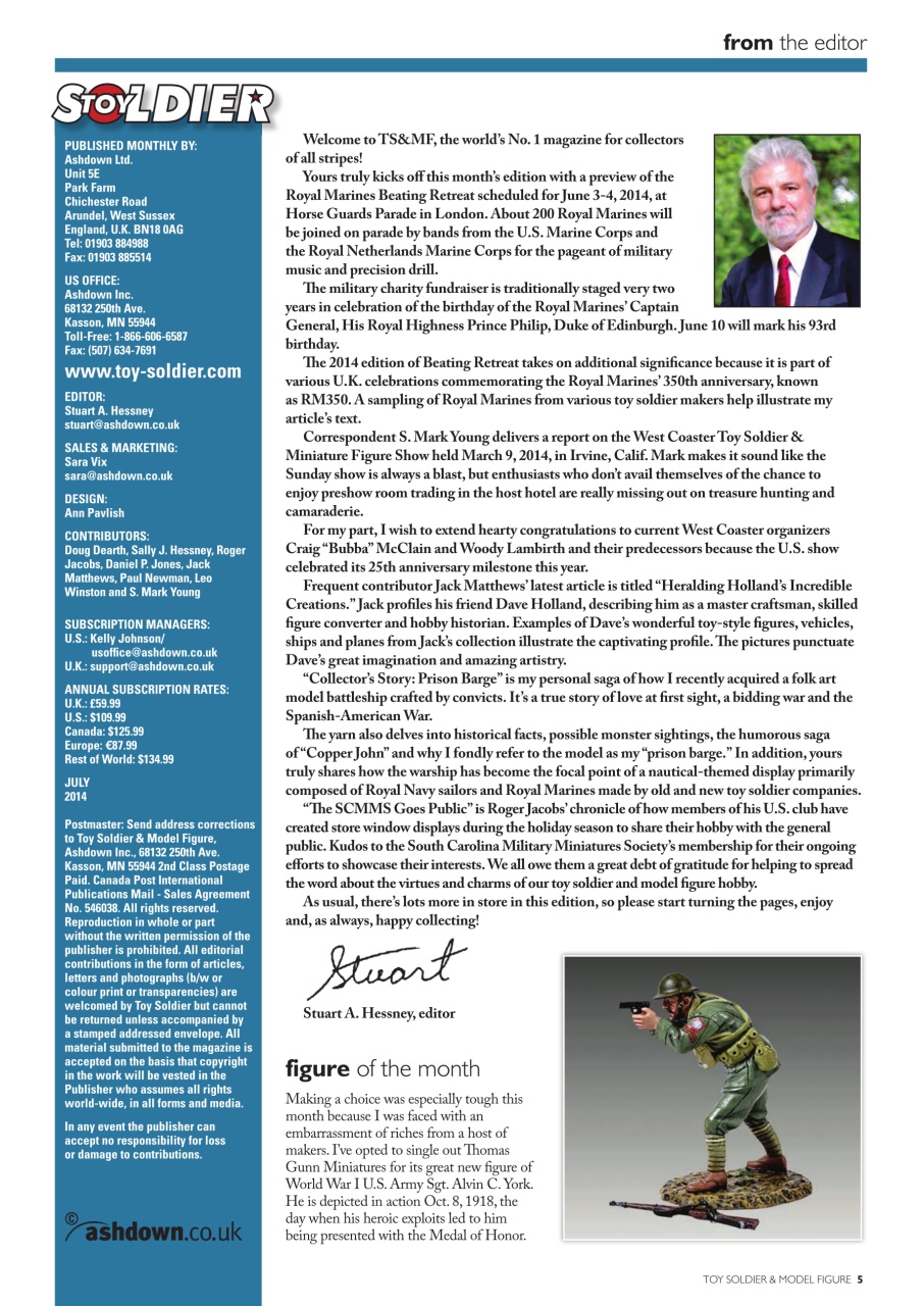 Toy Soldier & Model Figure Preview Pages