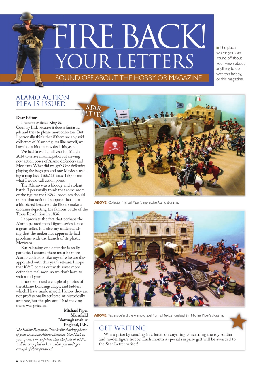 Toy Soldier & Model Figure Preview Pages