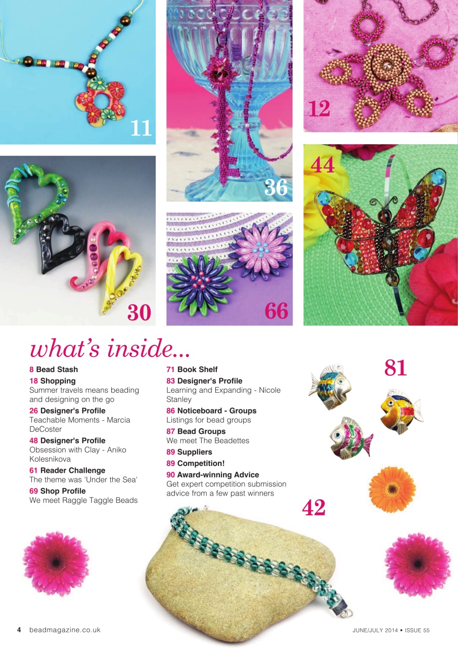 Bead & Jewellery Magazine Preview Pages