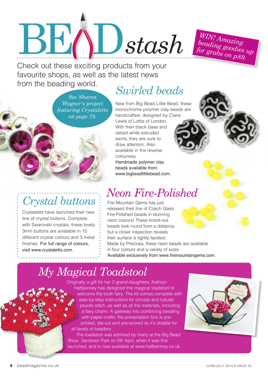 Bead & Jewellery Magazine Preview Pages