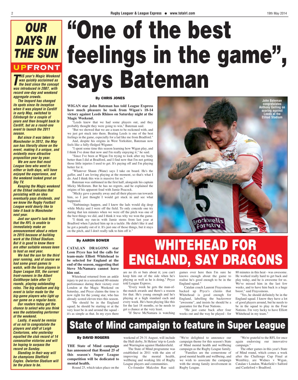 League Express Preview Pages