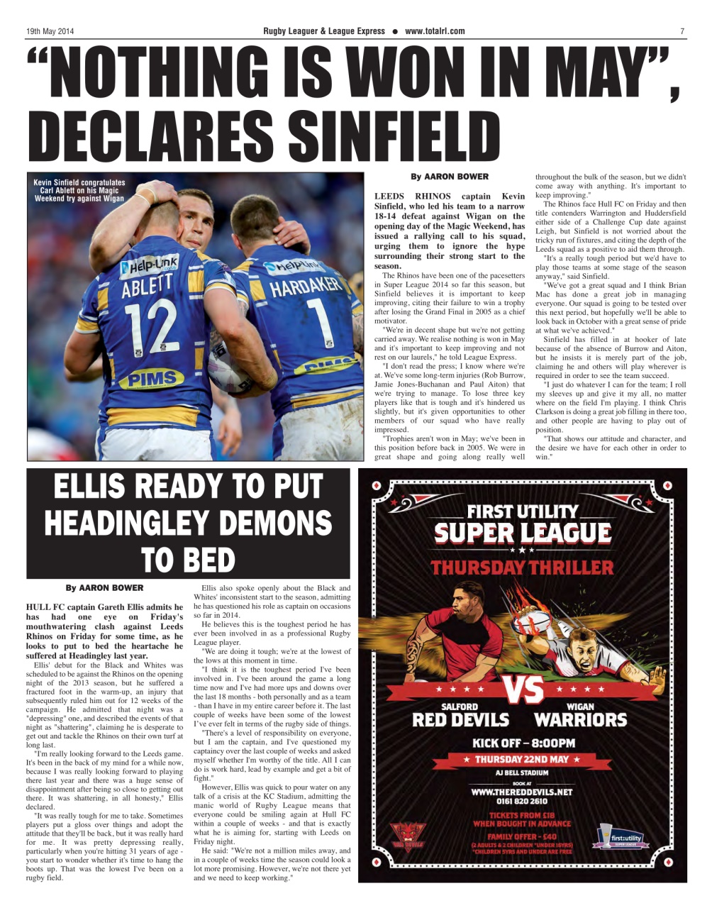 League Express Preview Pages