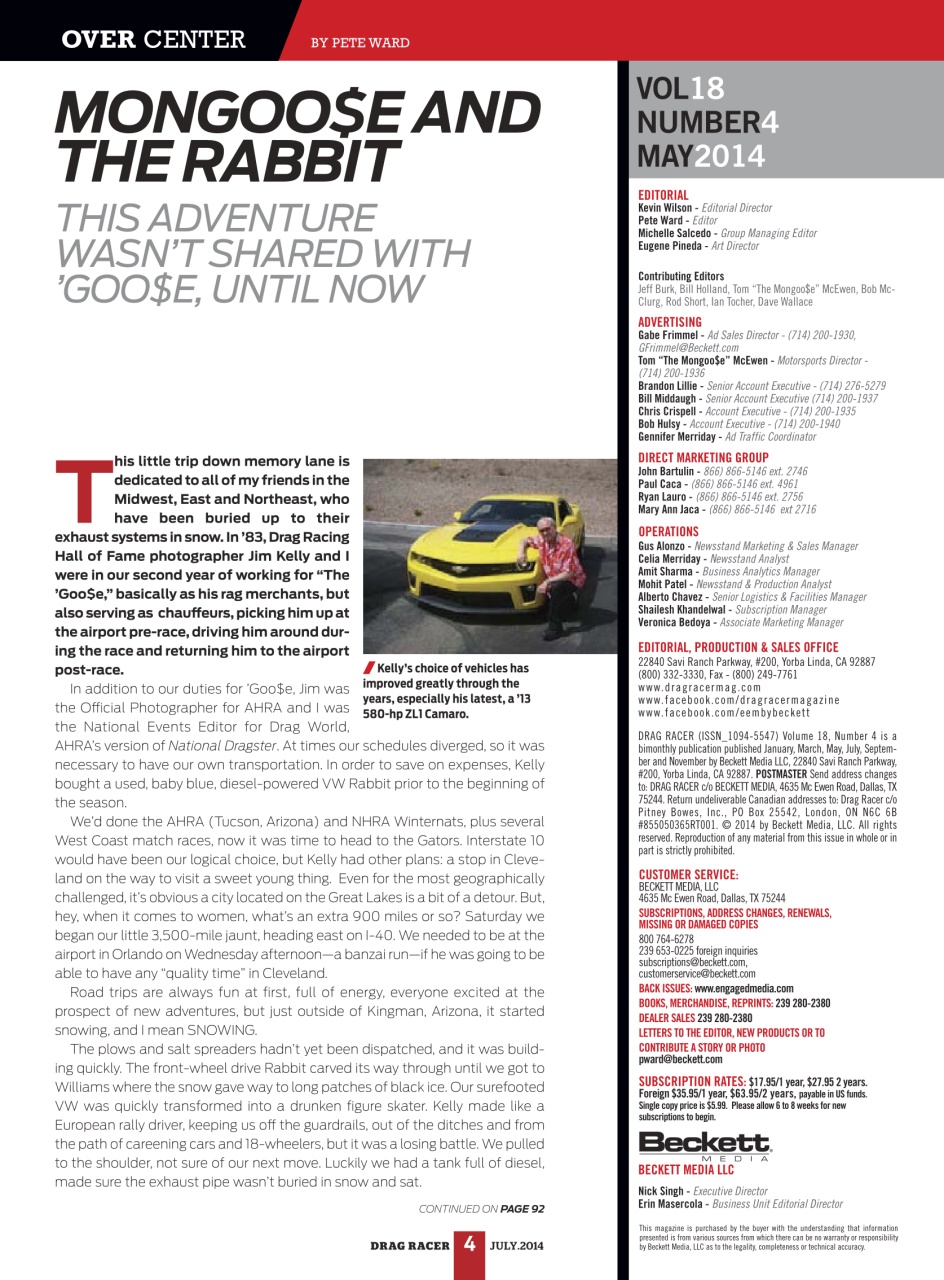 Drag Racer Preview Pages