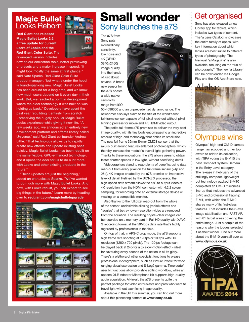 Digital FilmMaker Preview Pages