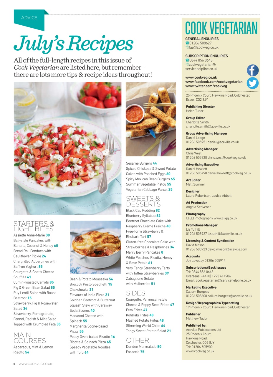 Veggie Magazine Preview Pages