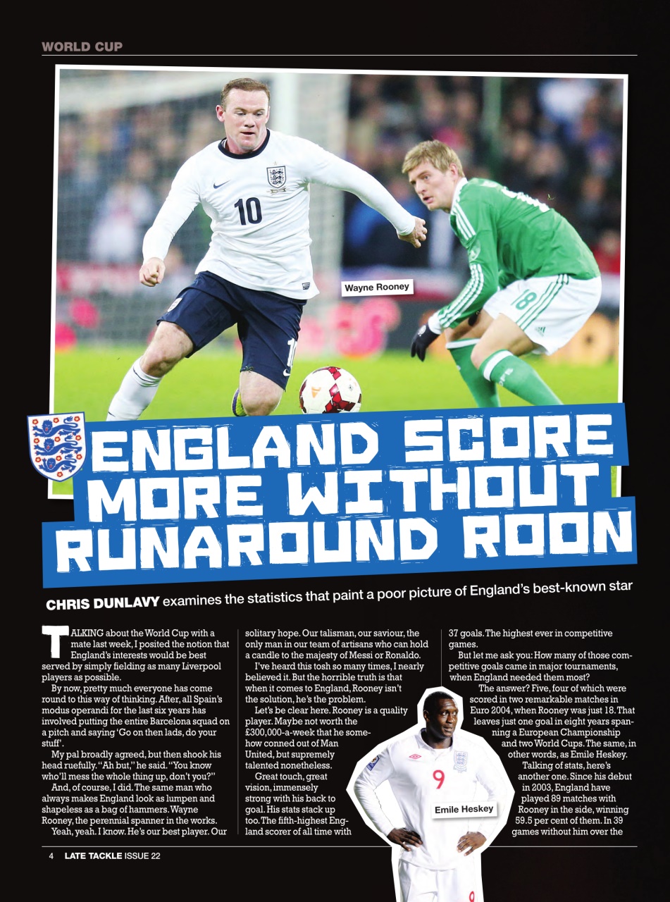 Late Tackle Football Magazine Preview Pages