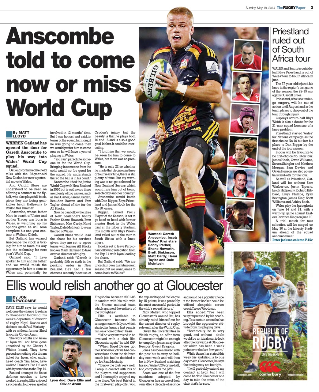 The Rugby Paper Preview Pages