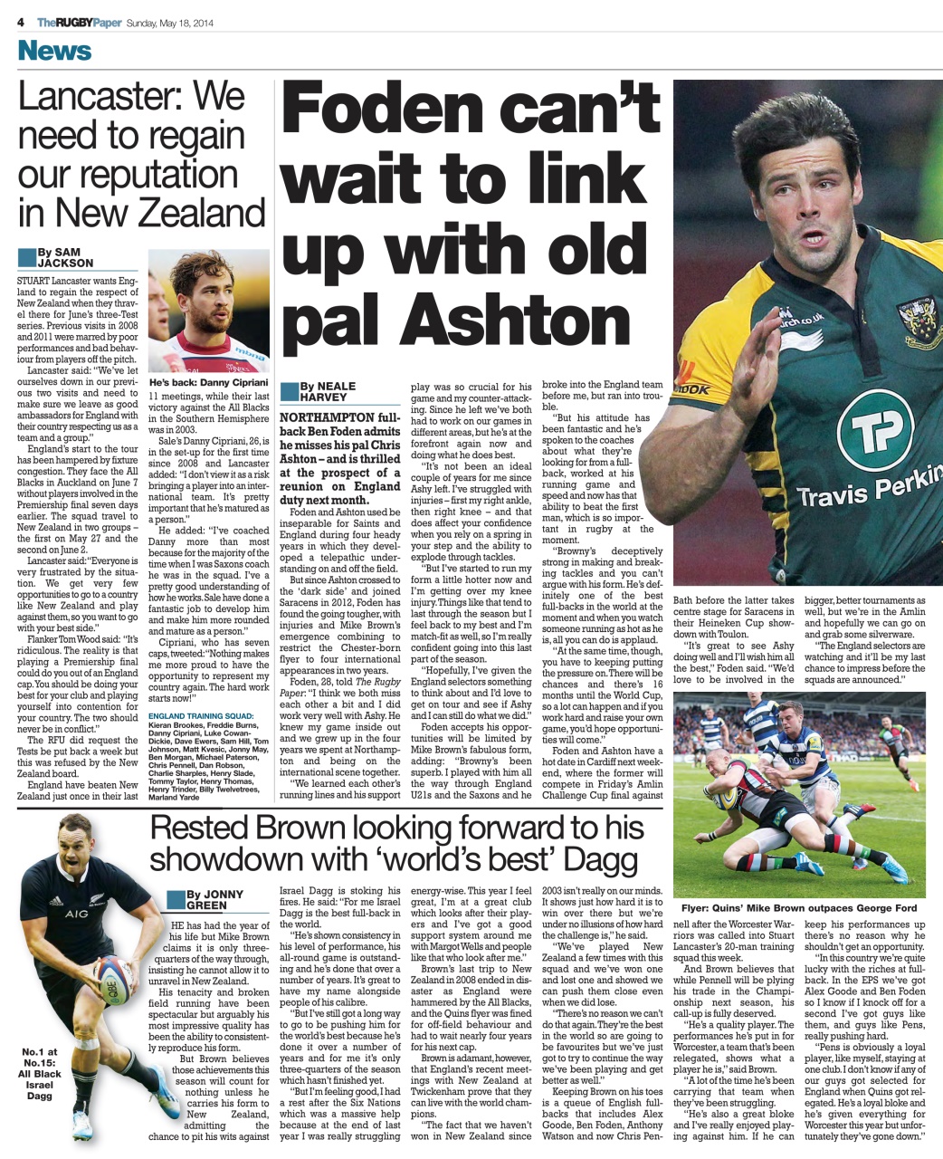 The Rugby Paper Preview Pages