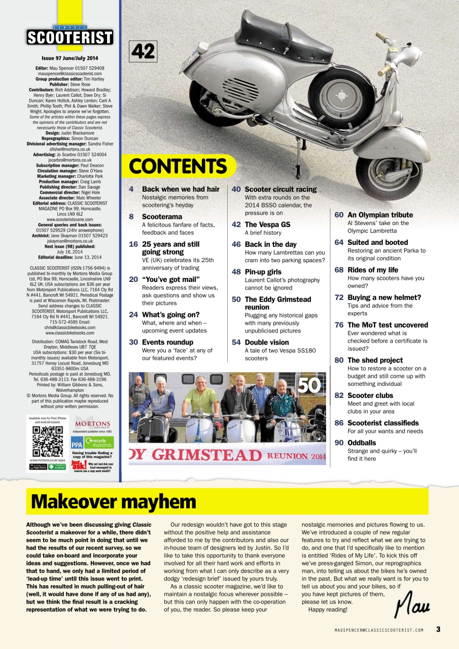 Classic Scooterist Preview Pages