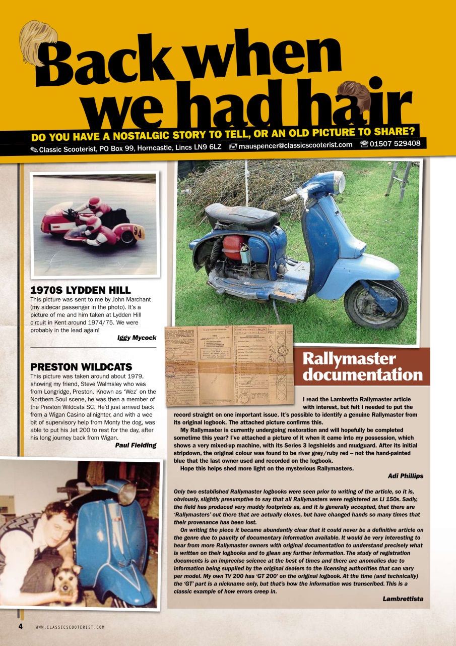 Classic Scooterist Preview Pages