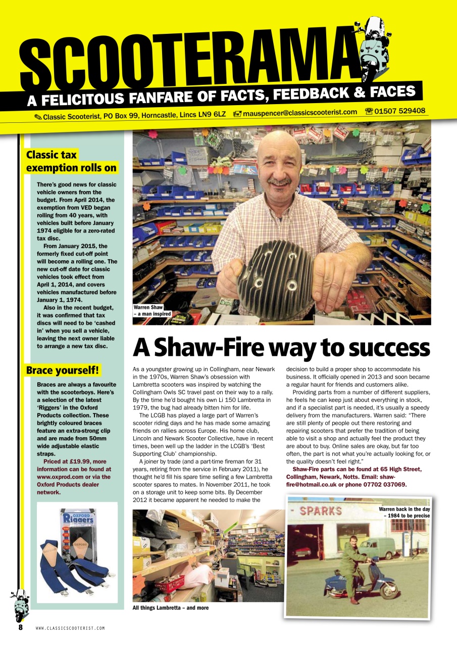 Classic Scooterist Preview Pages