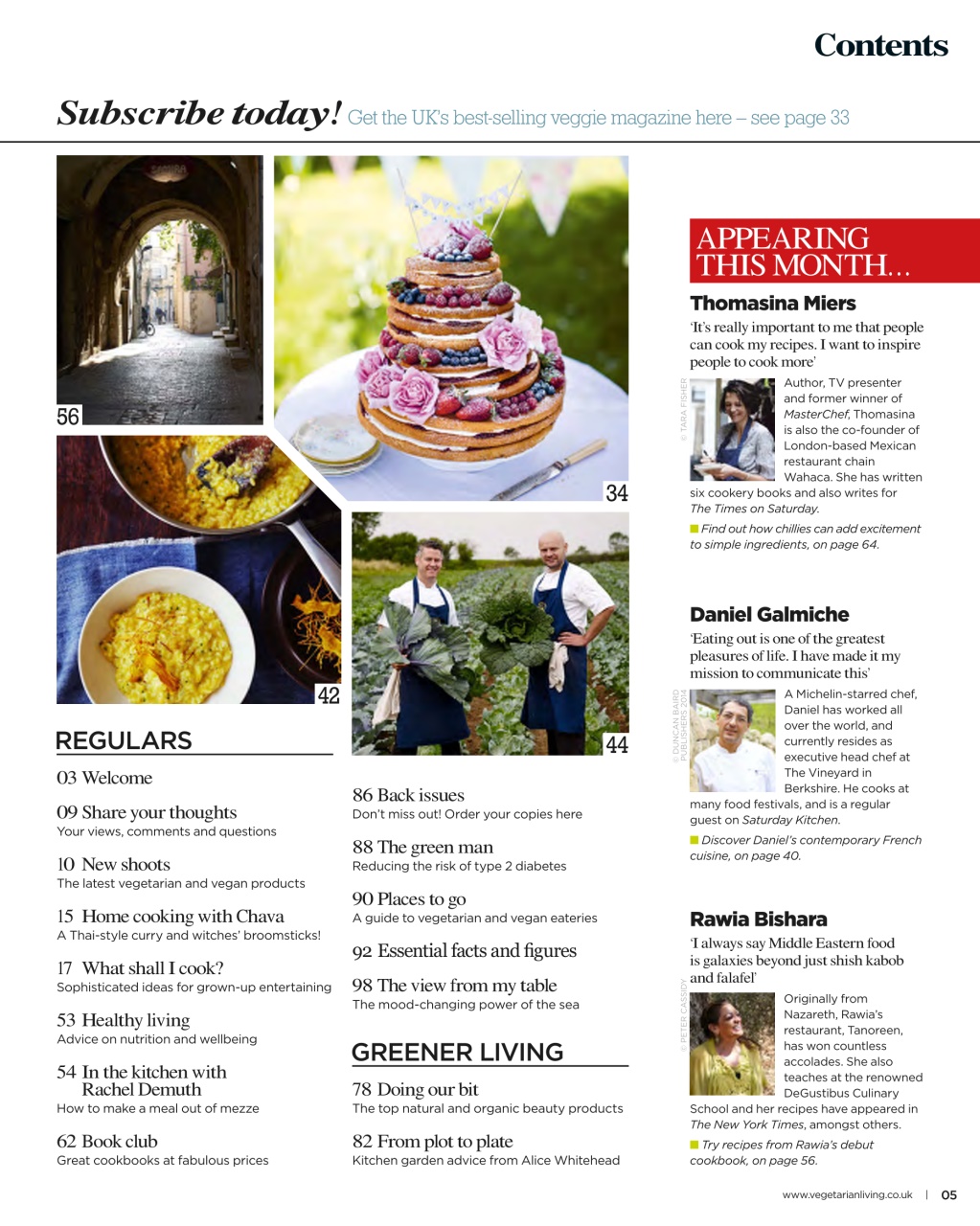 Vegetarian Living Preview Pages