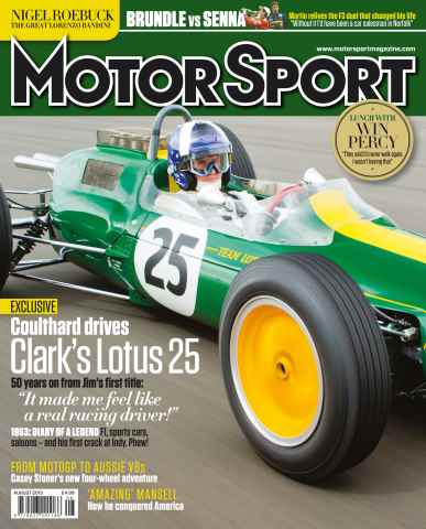 Motor Sport Magazine issue August 2013