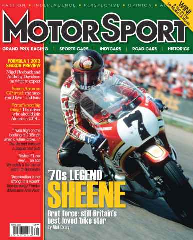 Motor Sport Magazine issue April 2013