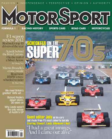 Motor Sport Magazine issue February 2013