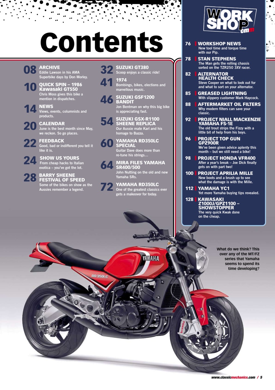 Classic Motorcycle Mechanics Preview Pages