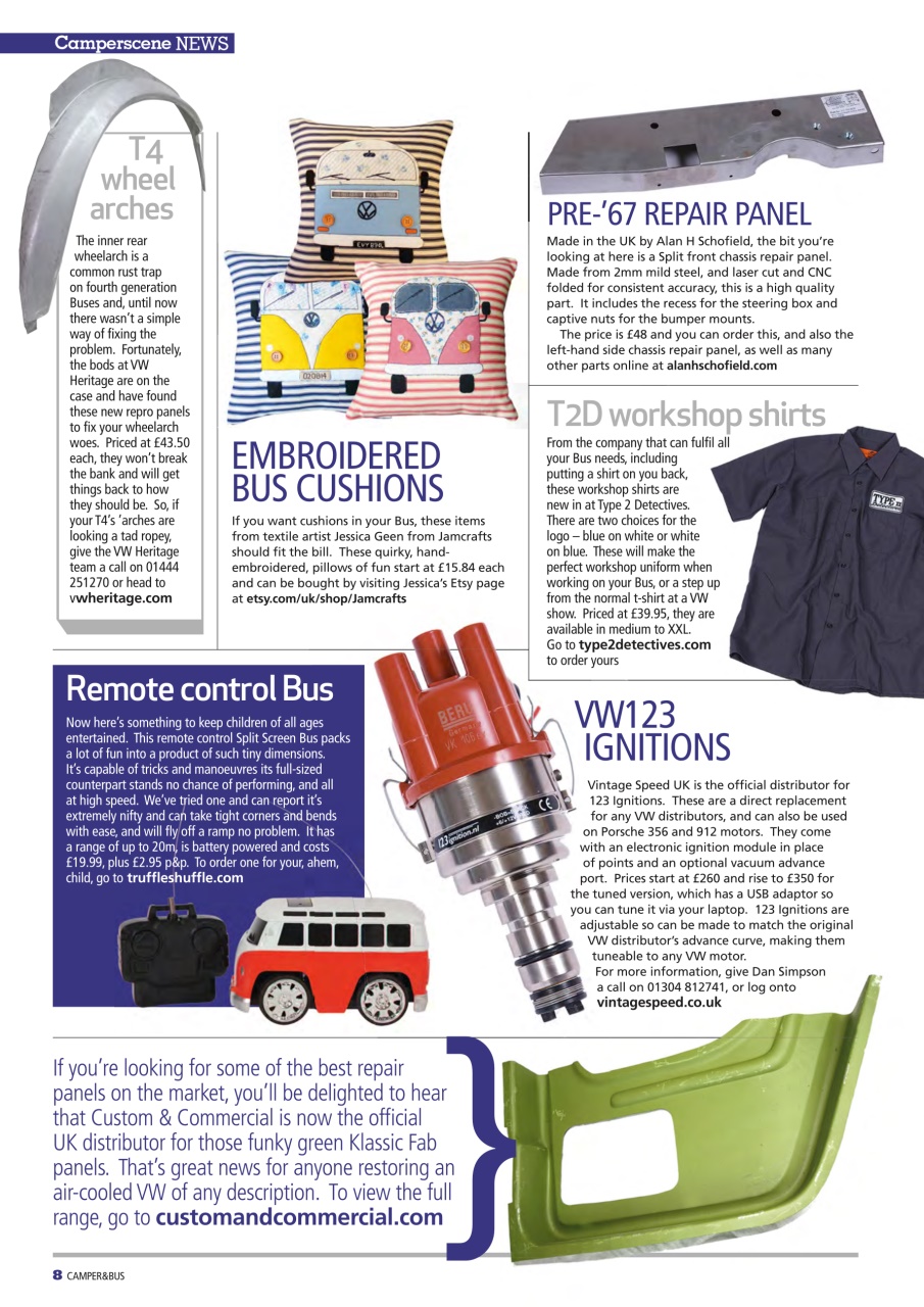 VW Camper Preview Pages