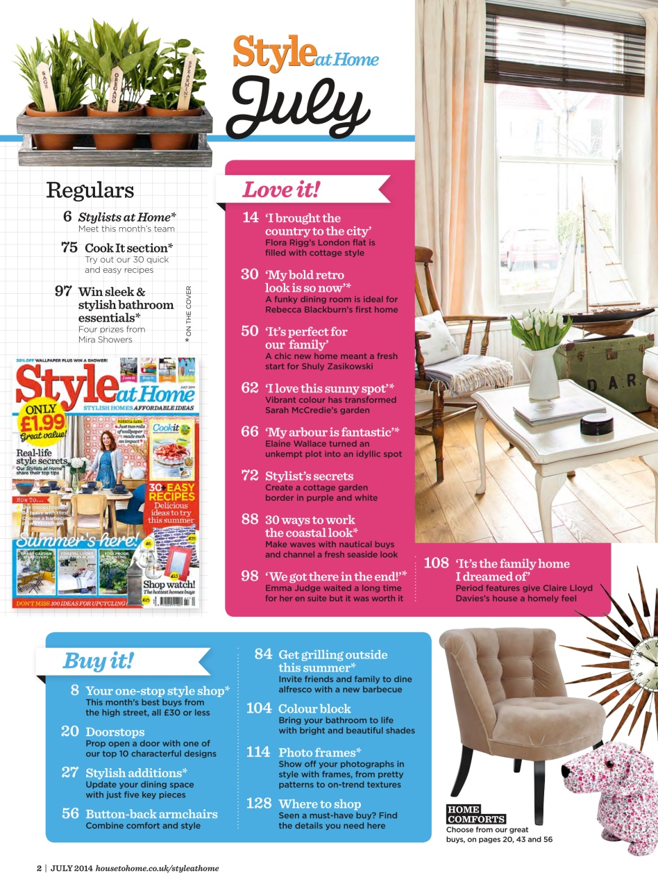 Style at Home Preview Pages