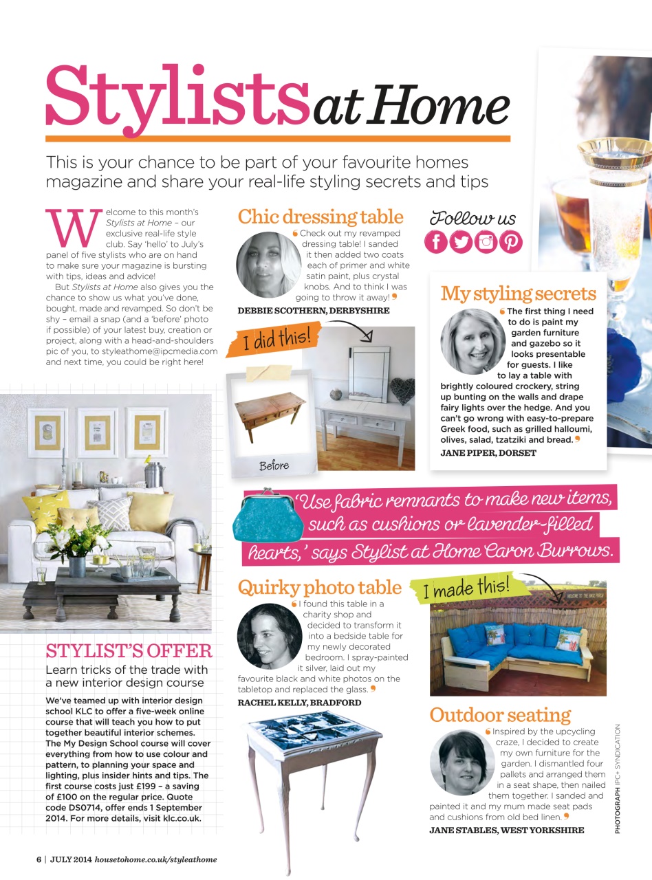 Style at Home Preview Pages