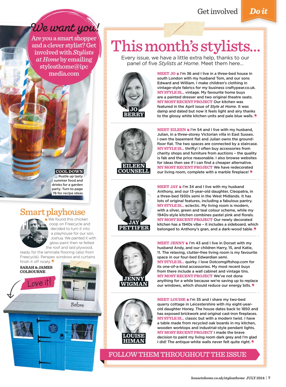 Style at Home Preview Pages