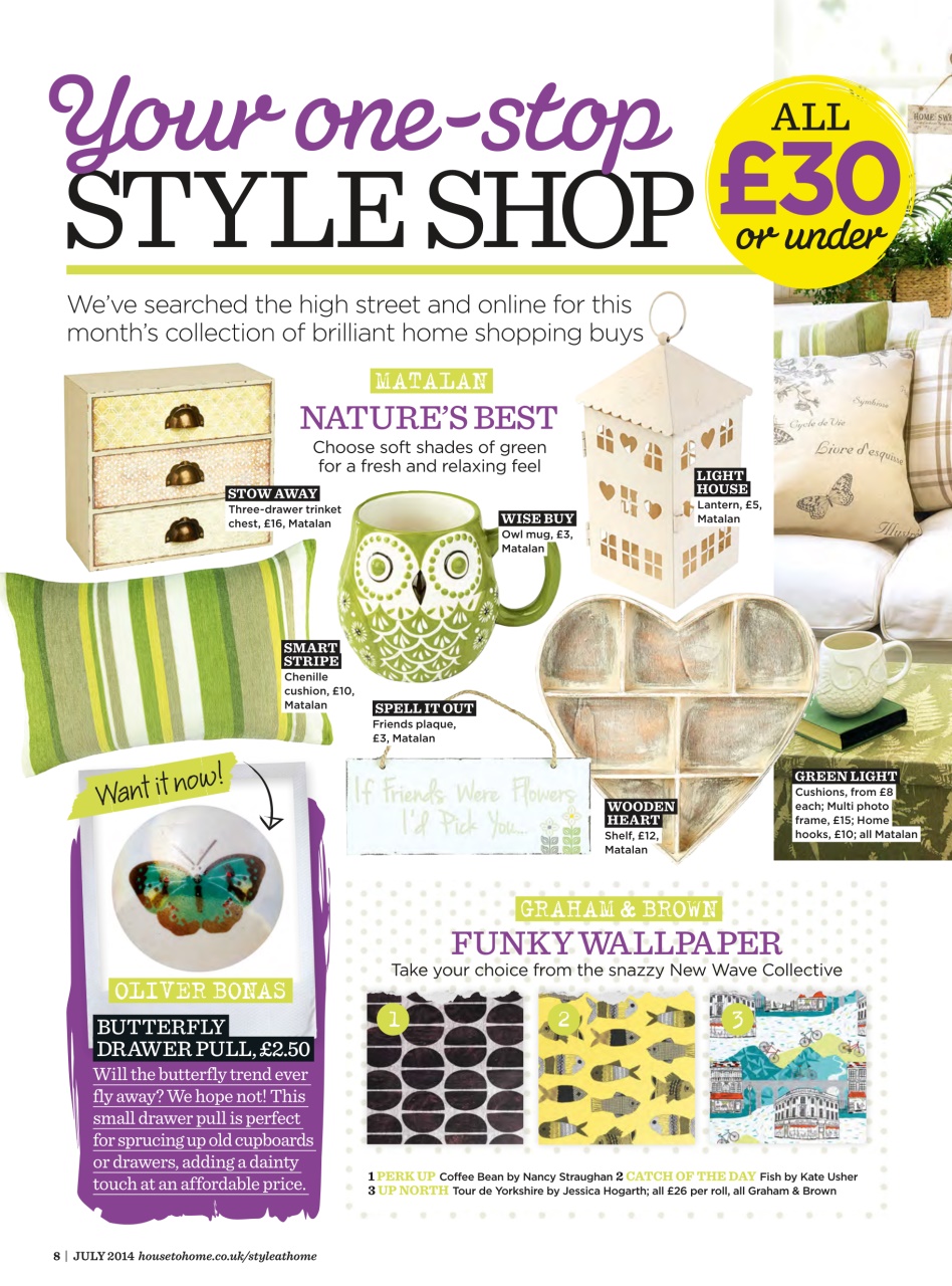 Style at Home Preview Pages