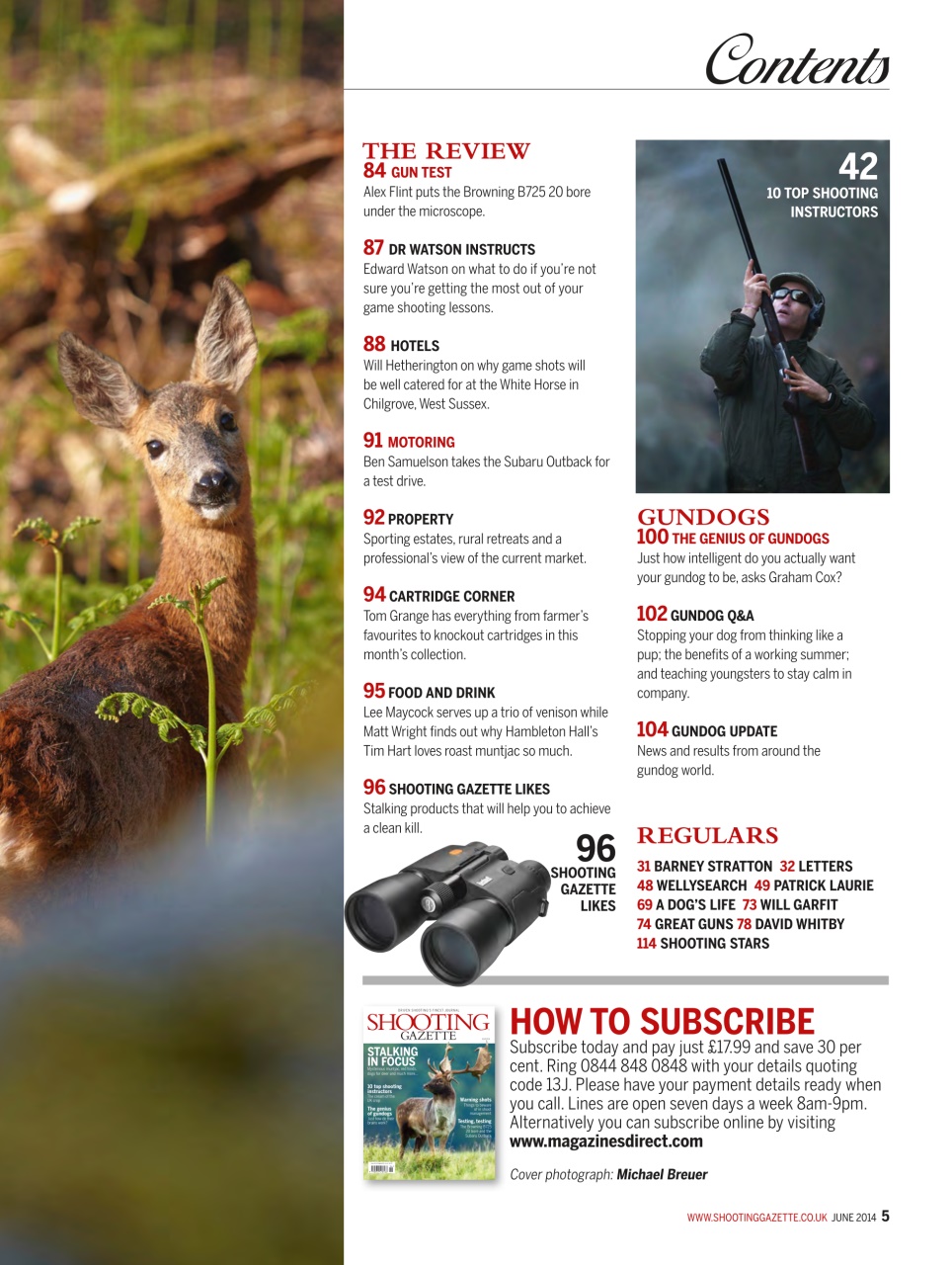 Shooting Gazette Preview Pages