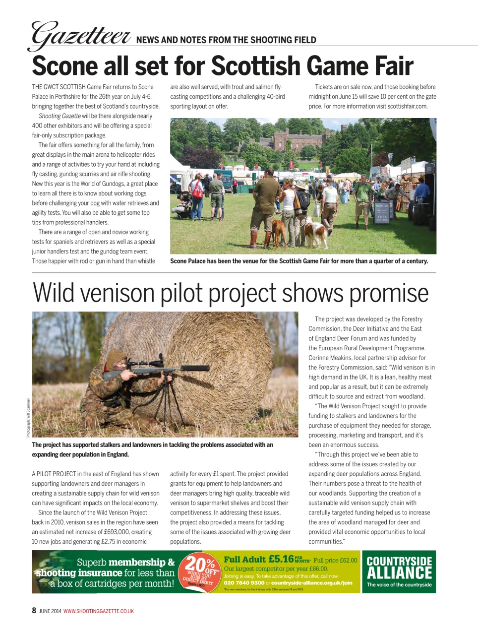 Shooting Gazette Preview Pages