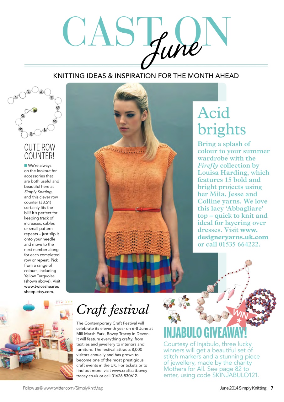 Simply Knitting Preview Pages