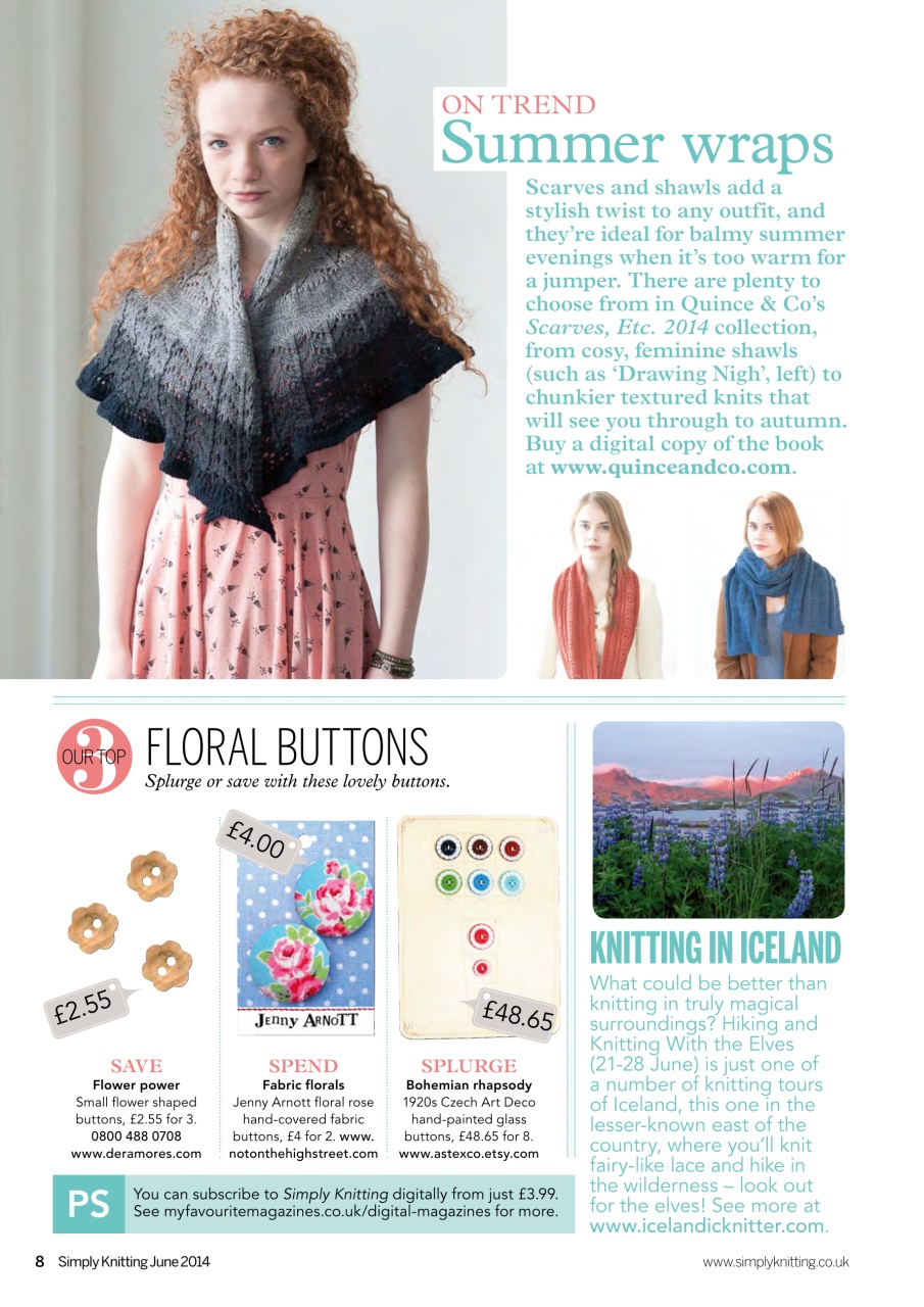 Simply Knitting Preview Pages